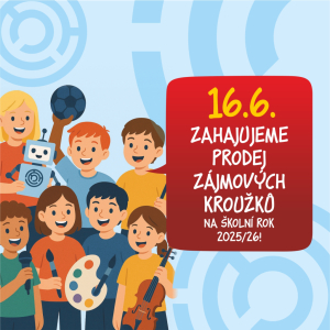 Zájmové kroužky na školní rok 2025/2026