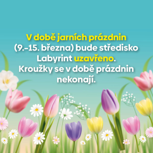 Provozní doba o prázdniny